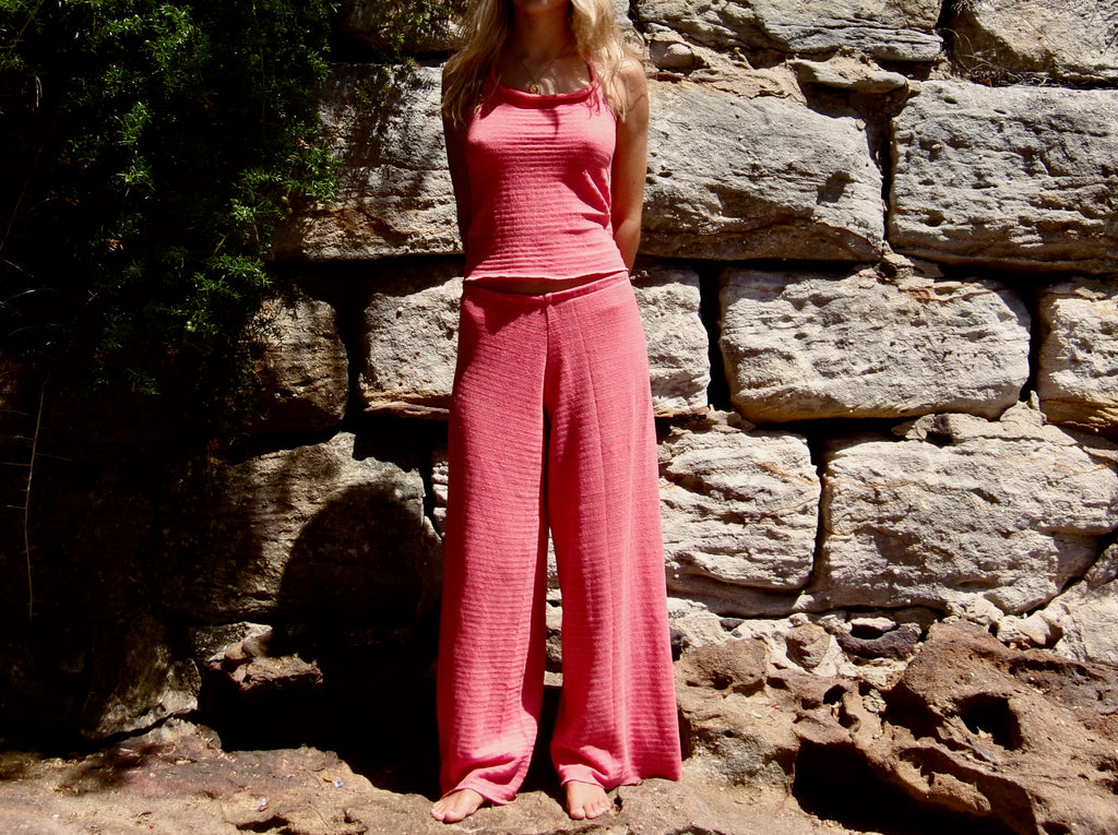 Inka Wide Leg Pant in Watermelon