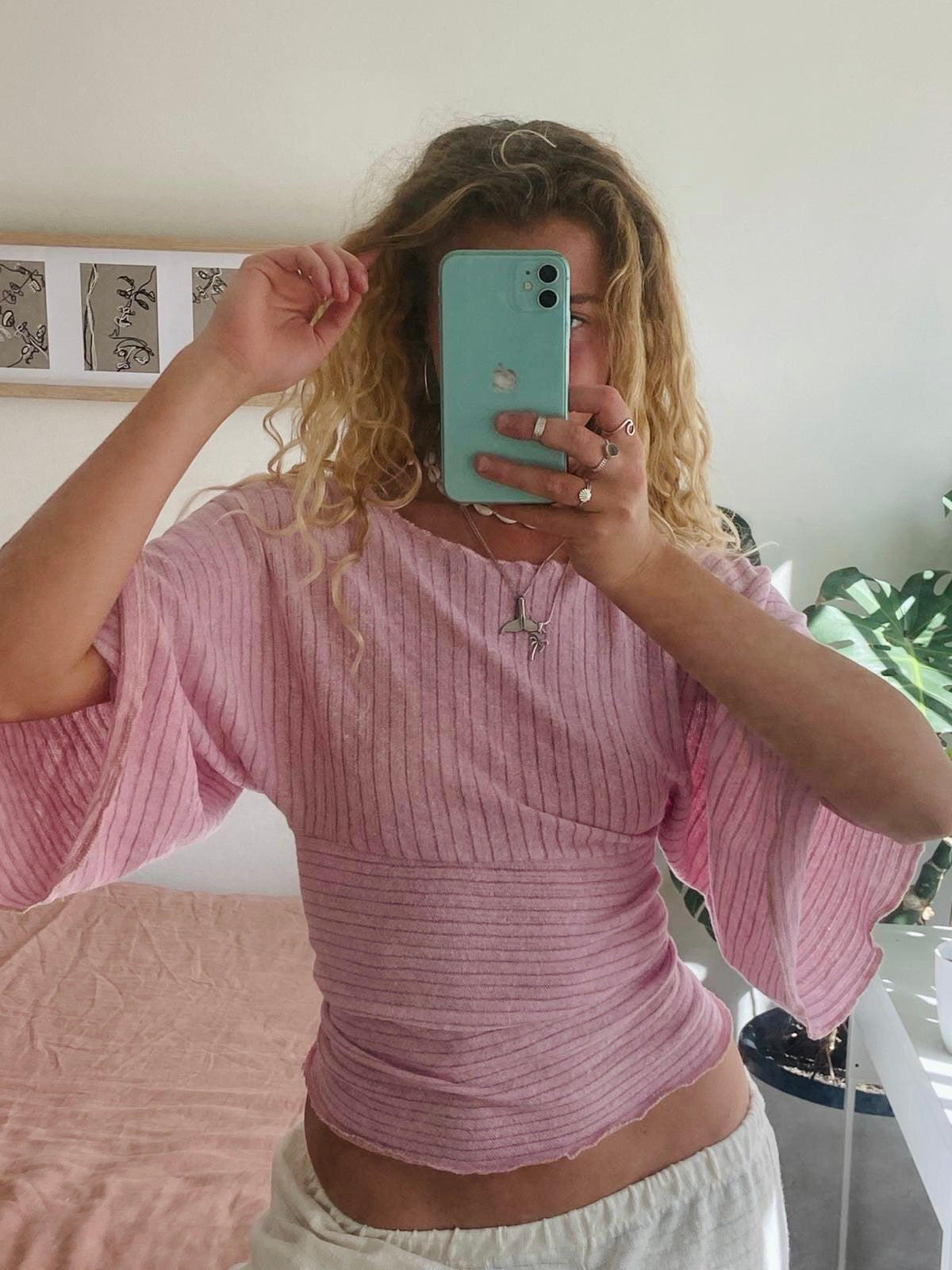 Osaka Top in Light Pink