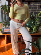 Nami Long Sleeve Top in Yellow