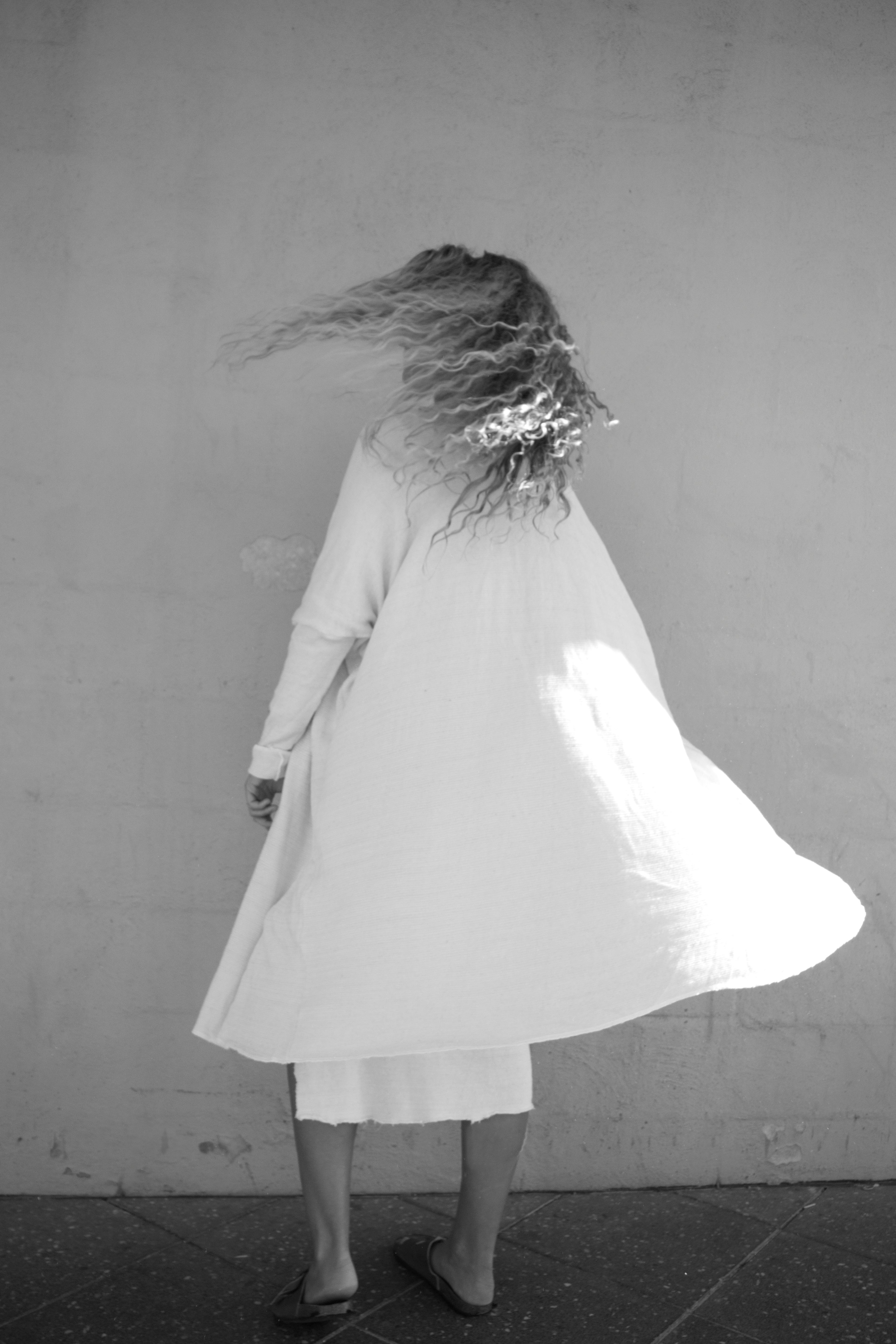 Avoca Long Duster Jacket in White
