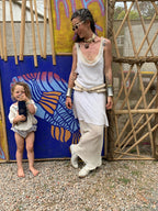 Inka Midi Dress in White