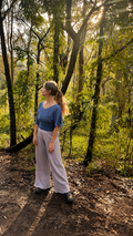 Osaka Top in Indigo Blue