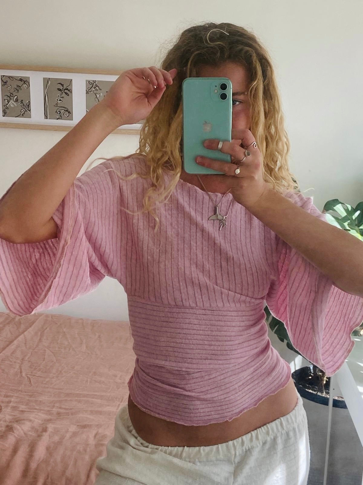 Osaka Top in Light Pink