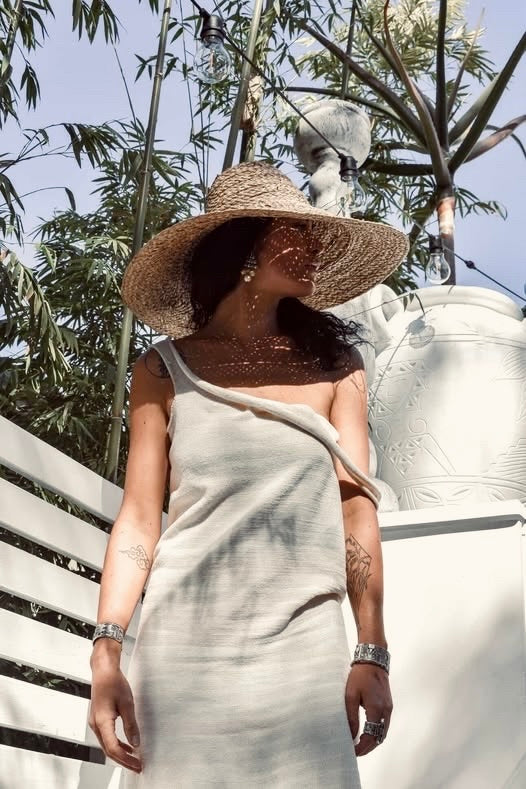 The Ipanema Midi Dress - Natural
