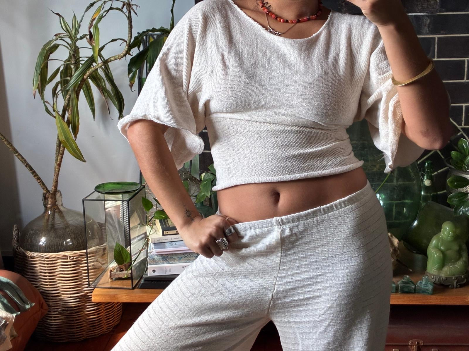 The Osaka Top in Natural White