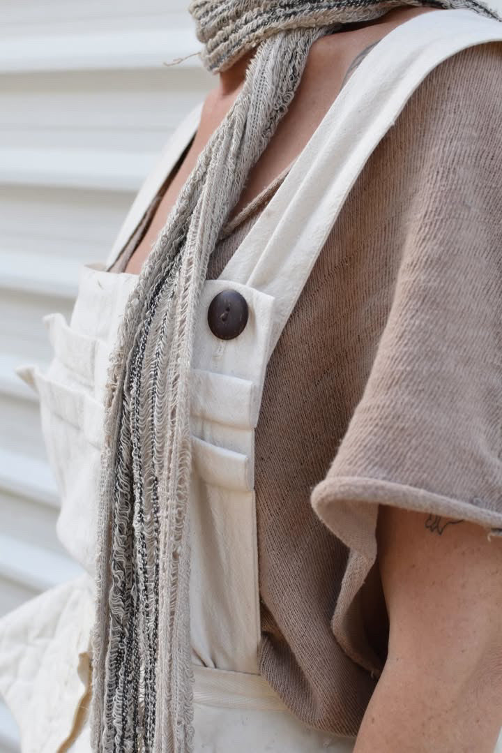 The Amish Dress in Natural White