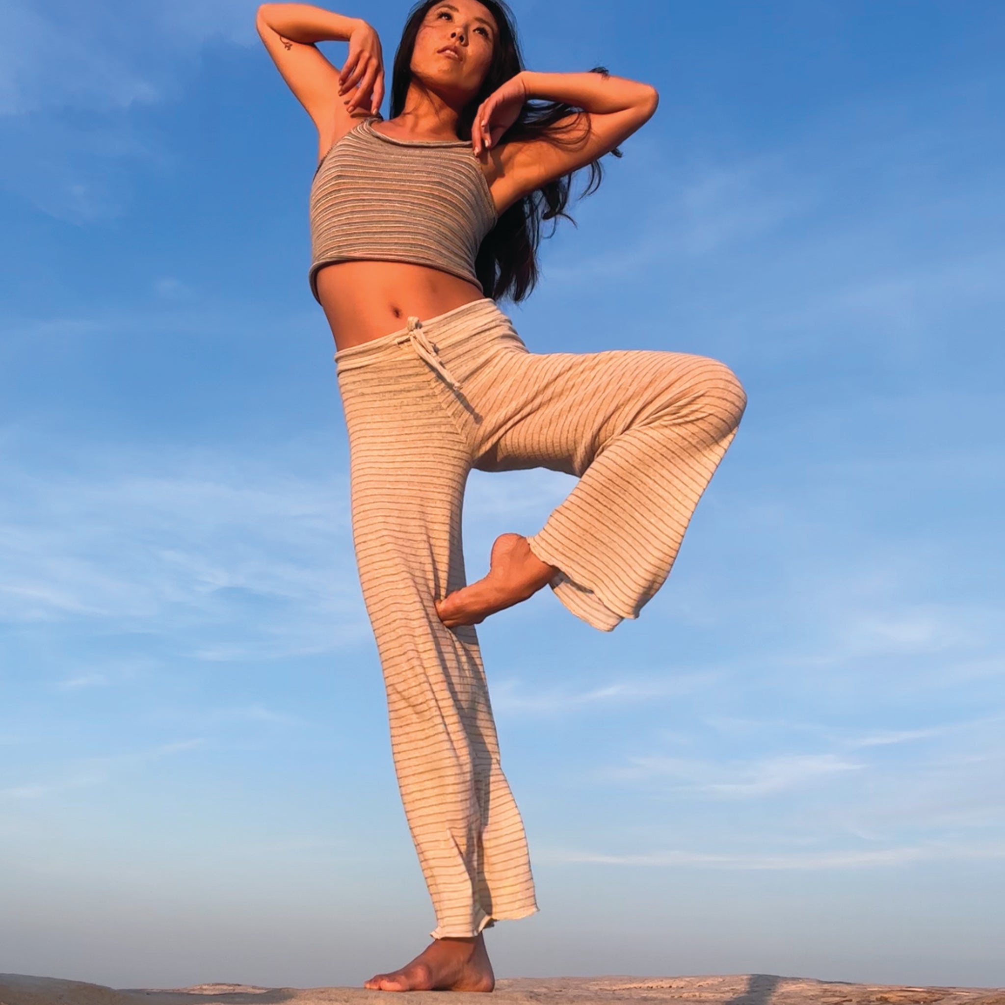 Beach Pant - Sheer White