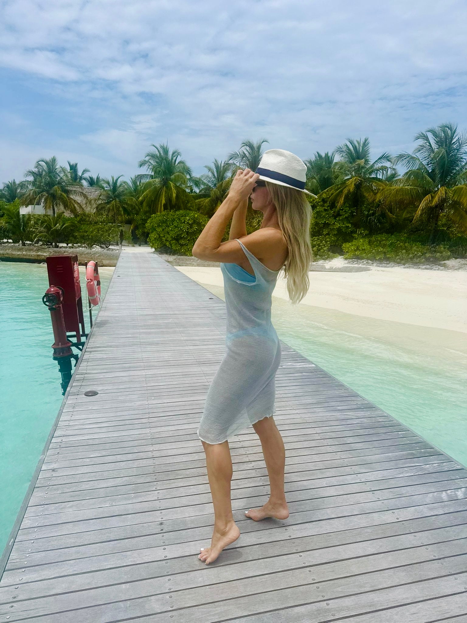 Ipanema Sheer Maxi in Sky Blue