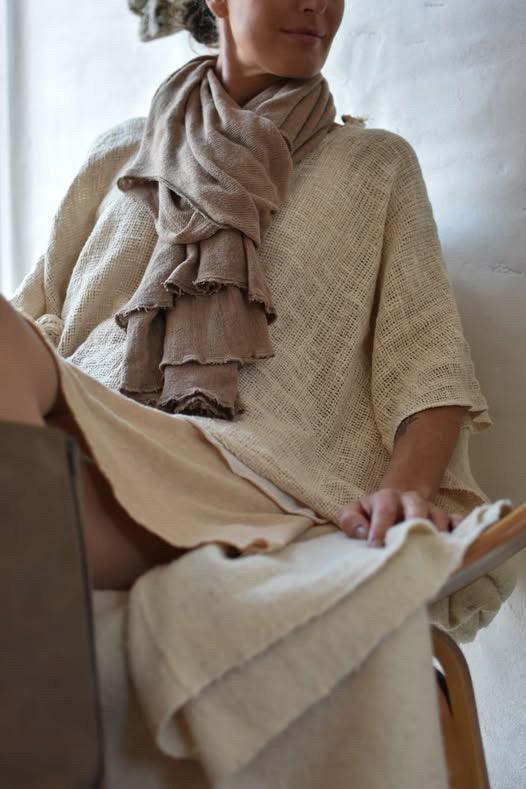 The Shrug in Natural Hemp