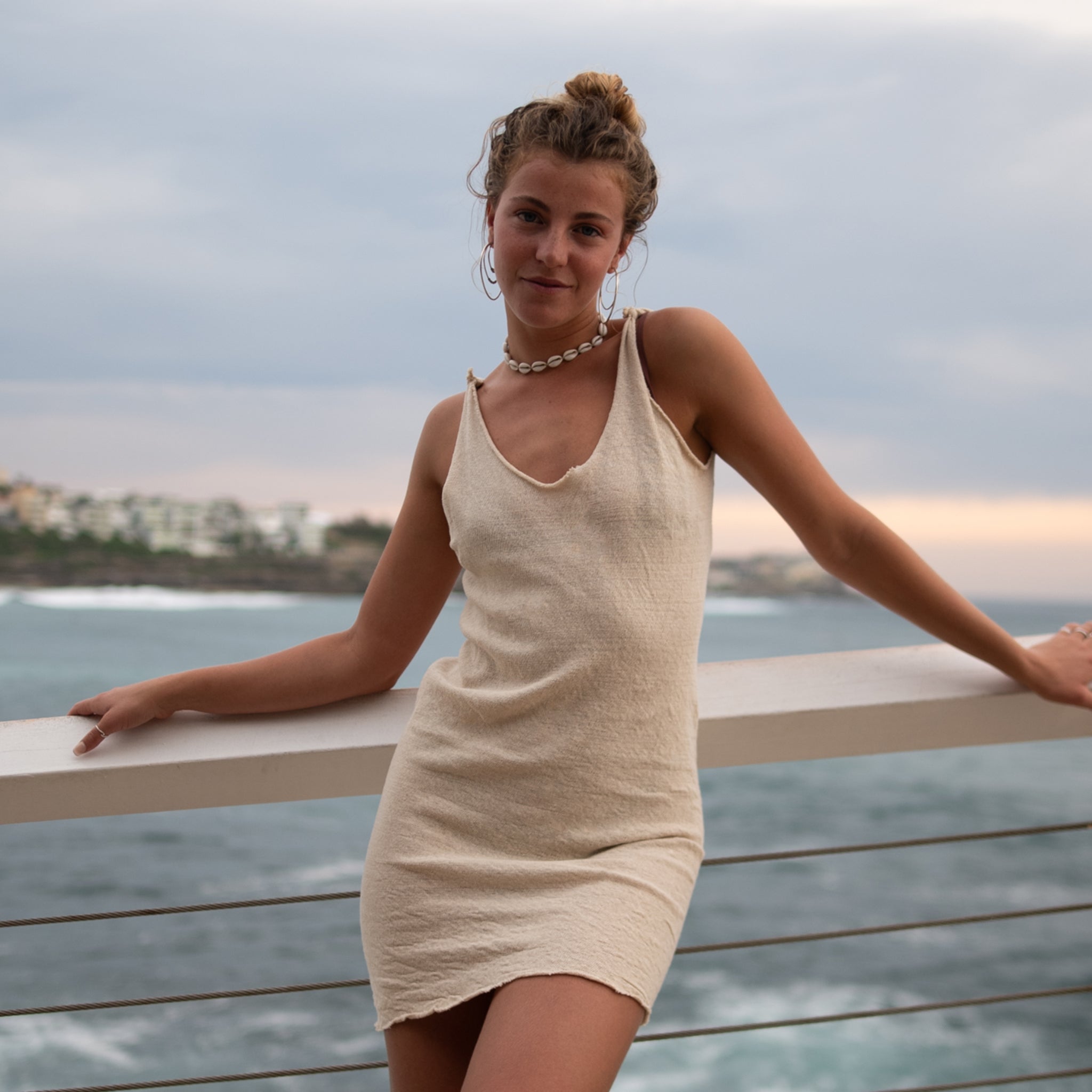 Ipanema Mini Dress - Natural