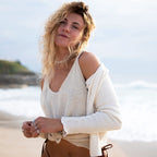 Ipanema Singlet in White Natural
