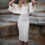 Long Osaka Dress in White