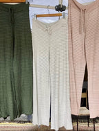 Beach Pant in Orange Sheer Stripe