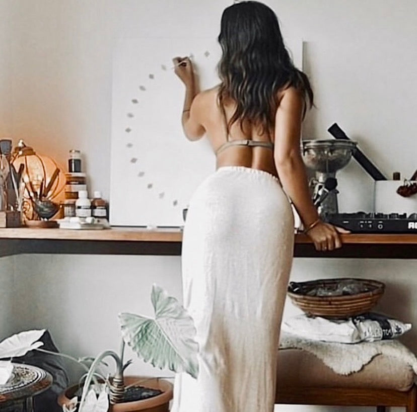 Maxi Skirt in White