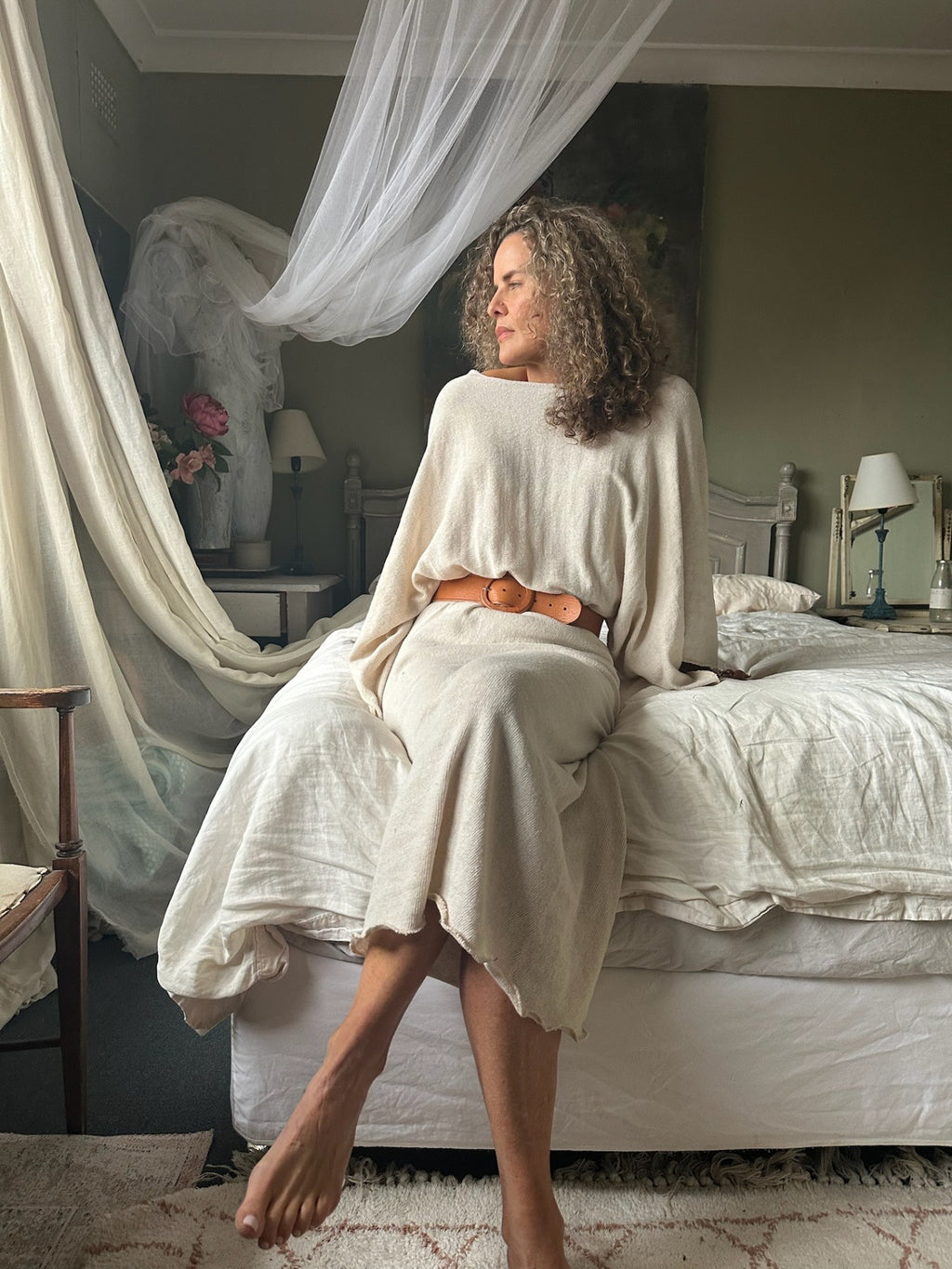 Long Osaka Dress in White