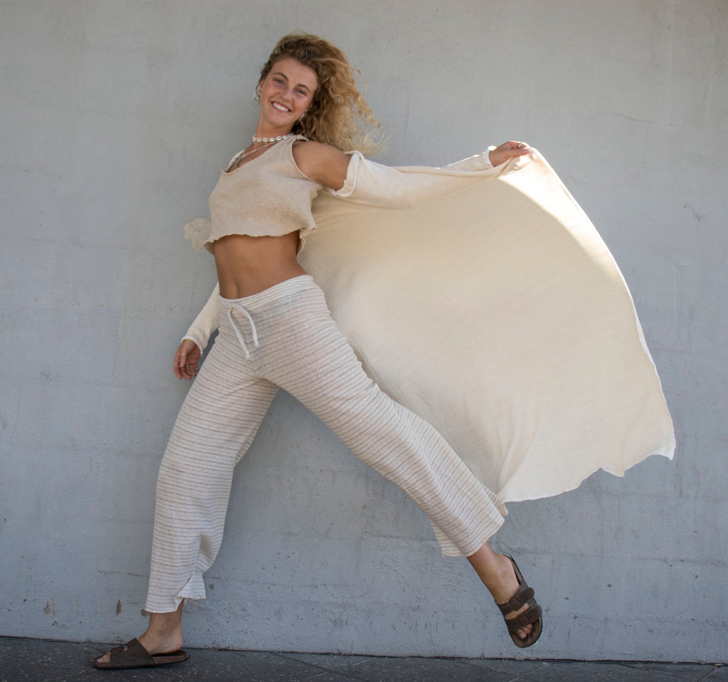 Avoca Long Duster Jacket in White