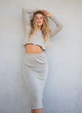 Maxi Skirt in Slate