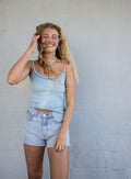 Inka Midi Singlet in Blue