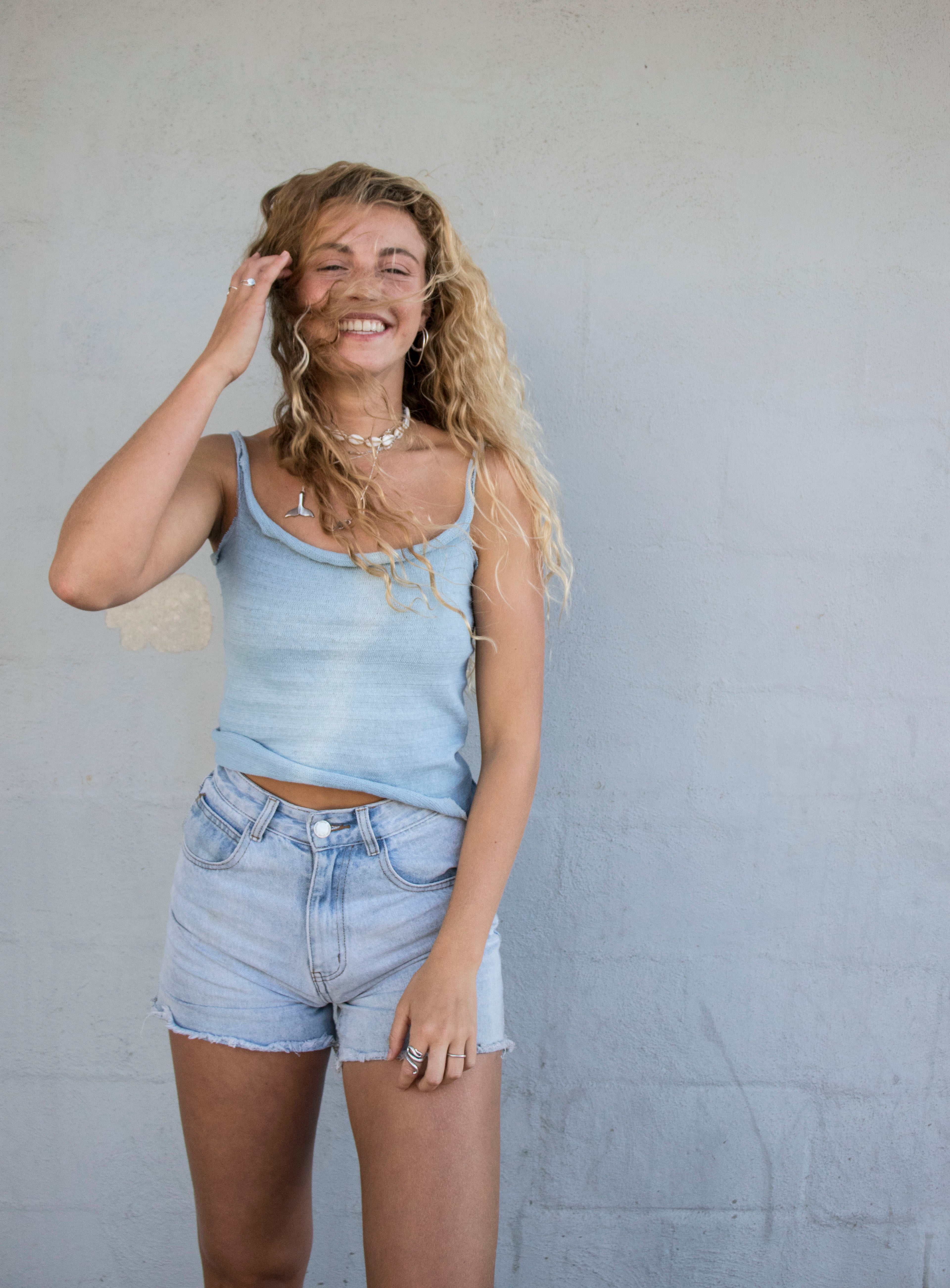 Inka Midi Singlet in Blue