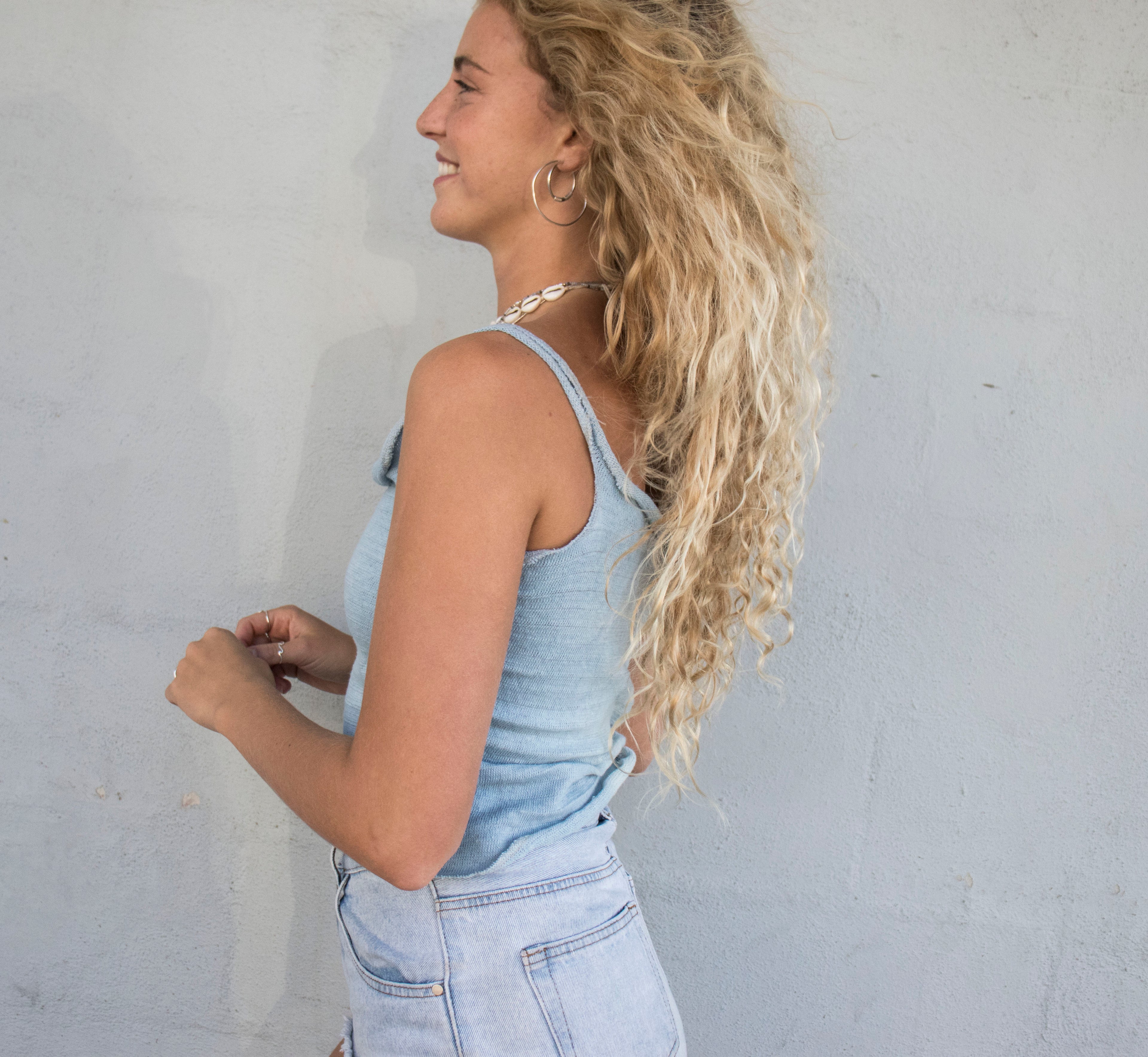 Inka Midi Singlet in Blue
