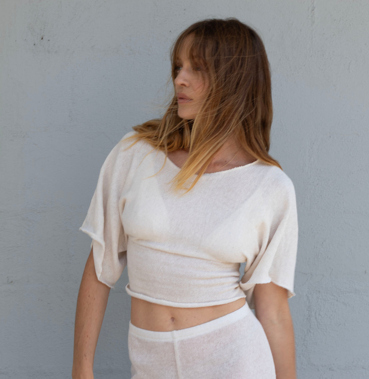 The Osaka Top in Natural White
