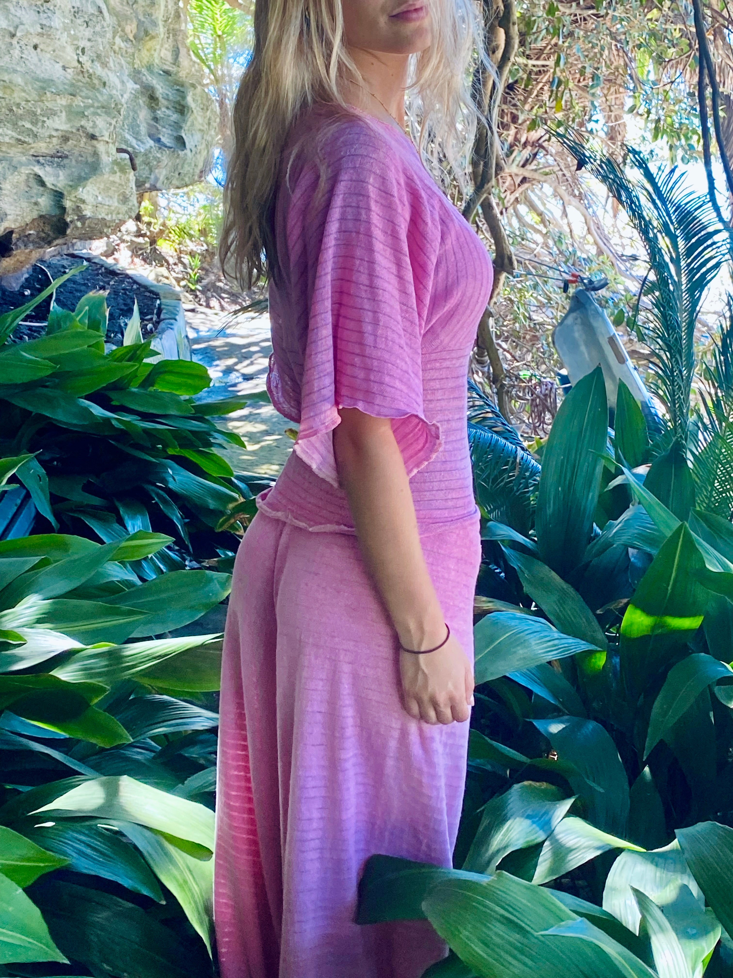 Osaka Top in Petal Pink