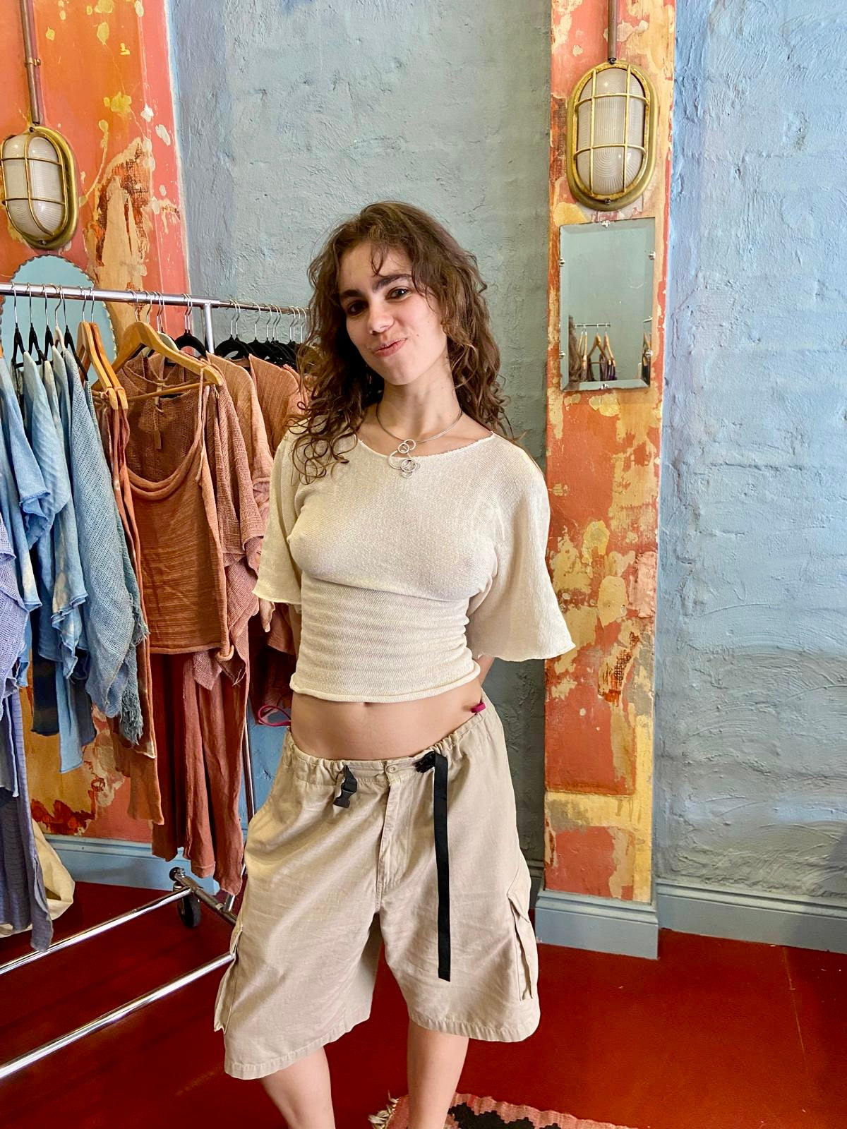 The Osaka Top in Natural White