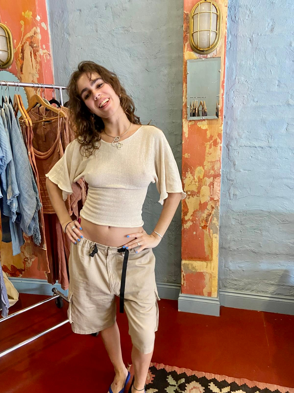 The Osaka Top in Natural White