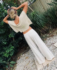 Load image into Gallery viewer, Inka Wide Leg Pant - White
