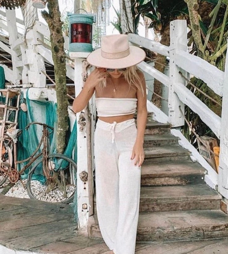 Beach Pant in White