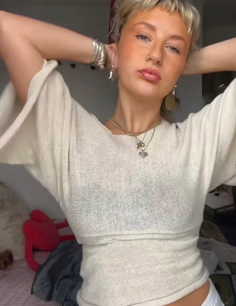 The Osaka Top in Natural White