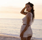 Ipanema Crop Singlet in White