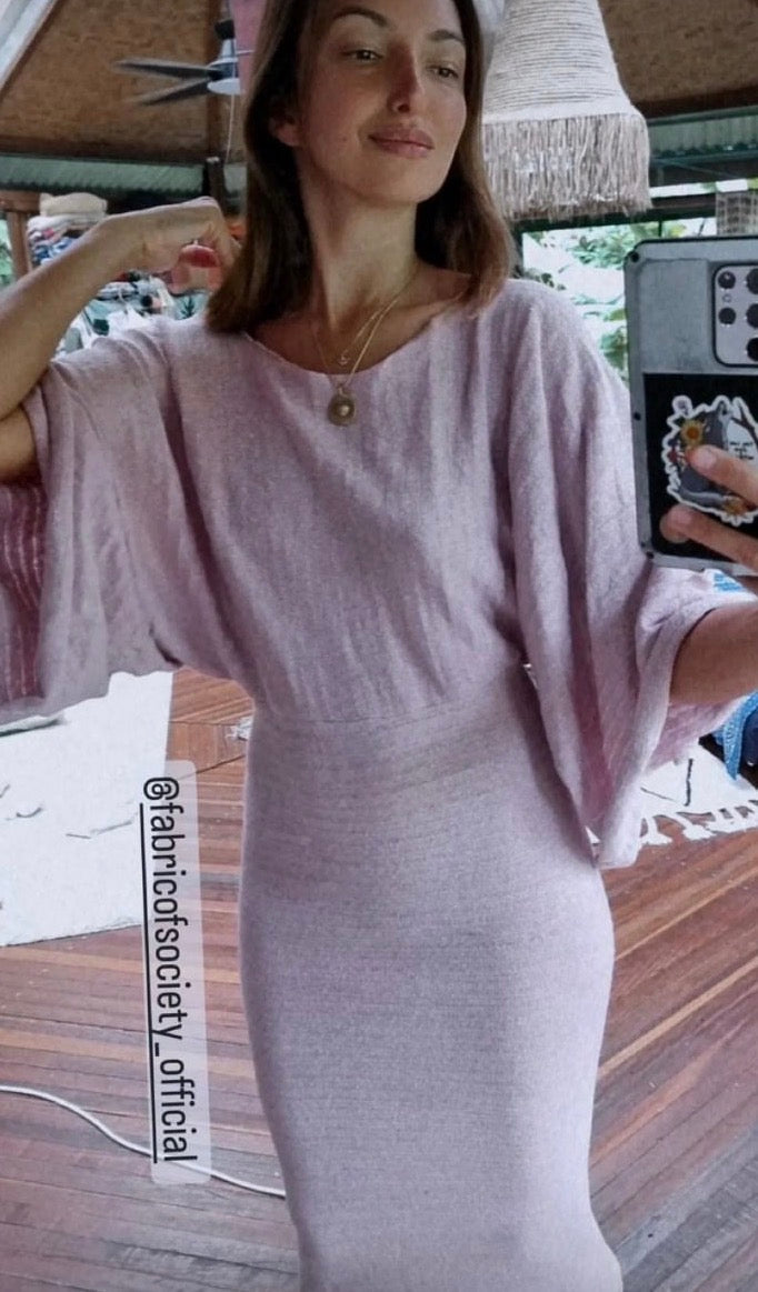 The Osaka Maxi Dress in Pink