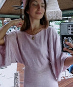 The Osaka Maxi Dress in Pink