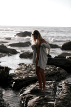Avoca Long Duster Jacket in White