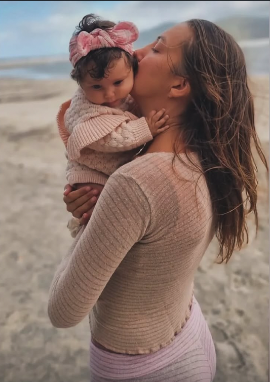 Nami Long Sleeve Top - Brown