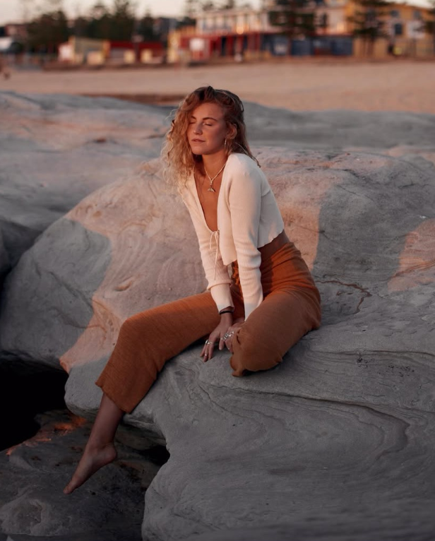 Inka Wide Leg Pant in Ochre