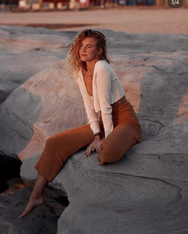 Inka Wide Leg Pant in Ochre