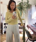Nami Long Sleeve Top in Yellow
