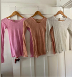 Nami Long Sleeve Top in Pink