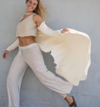 Avoca Long Duster Jacket in White