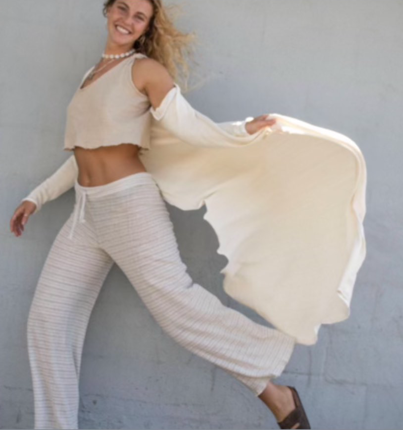Avoca Long Duster Jacket in White