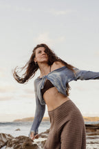 Inka Wide Leg Pant in Chocolate Earth