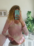 Rumi Top in Light Pink Tie-dye
