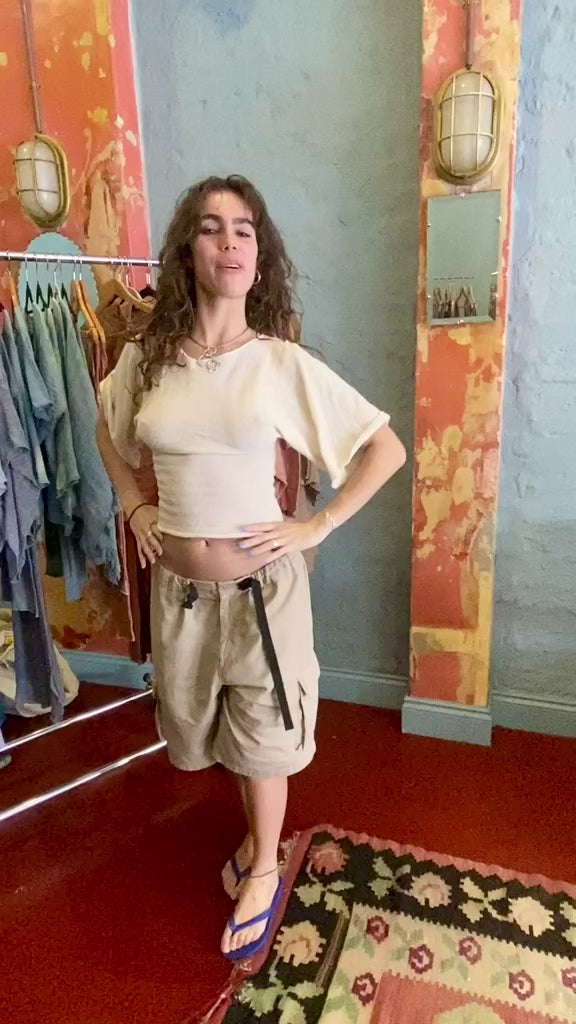 The Osaka Top in Natural White