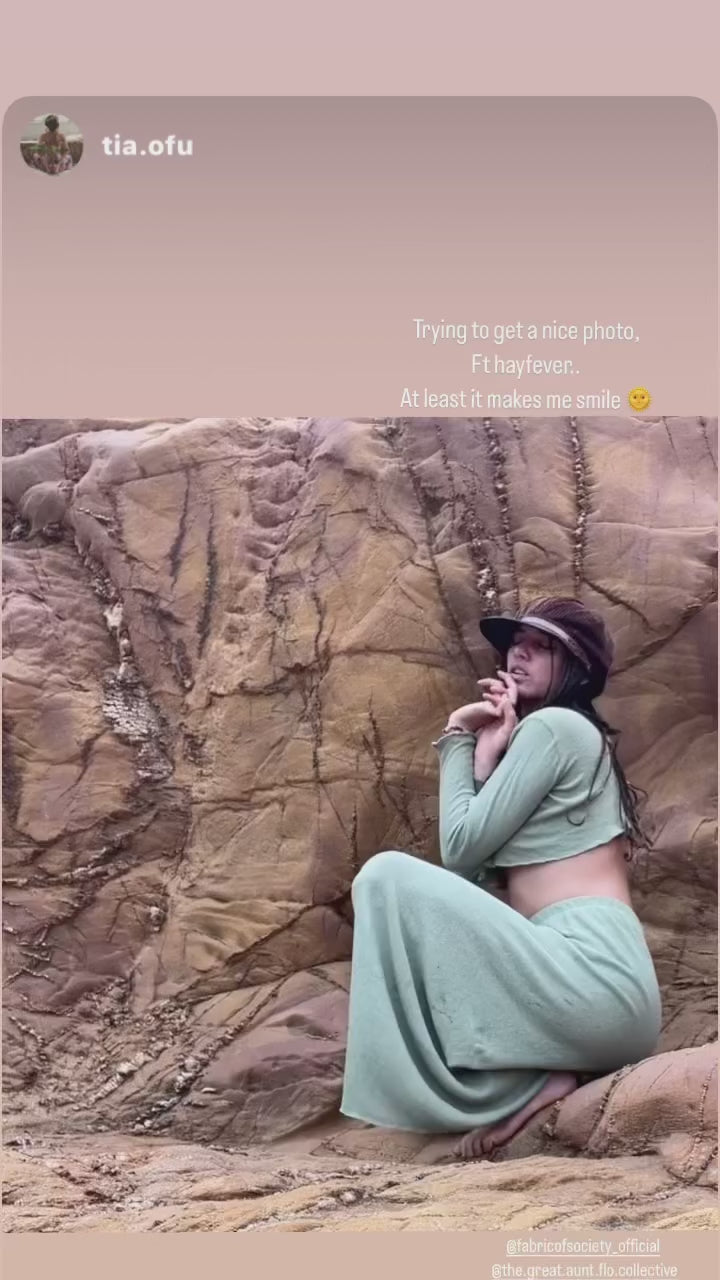 Inka Wide Leg Pant in Sage